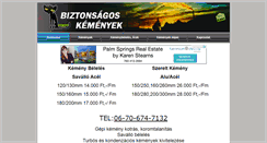 Desktop Screenshot of kemenyek.eu